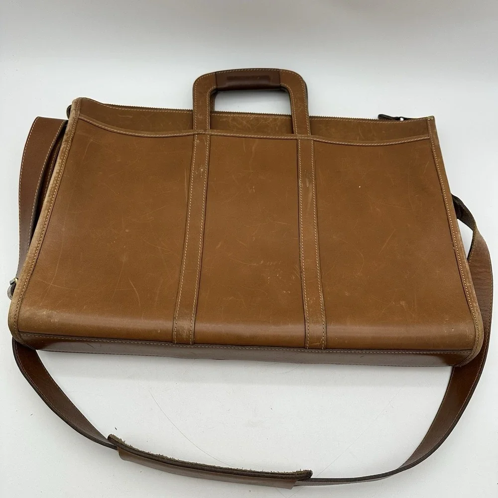 VTG Ghurka No 34 Expediter Marley Hodgson Leather Briefcase Messenger Bag 16